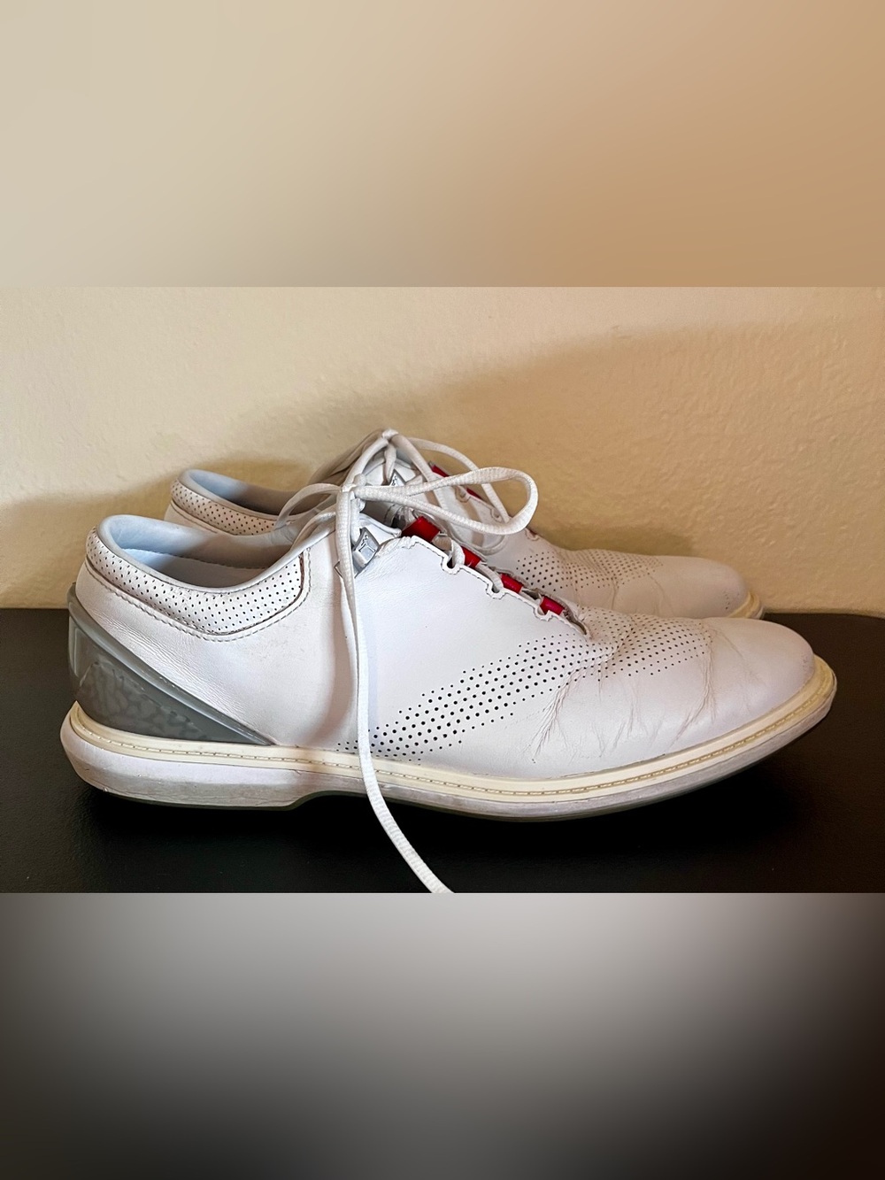 Nike Jordan ADG 4 golf shoes White Cement w/red men’s size 12